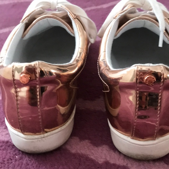 Rose Gold Sneakers - Size 9 - Picture 2 of 4